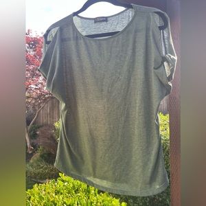 Shirt with holes in sleeve